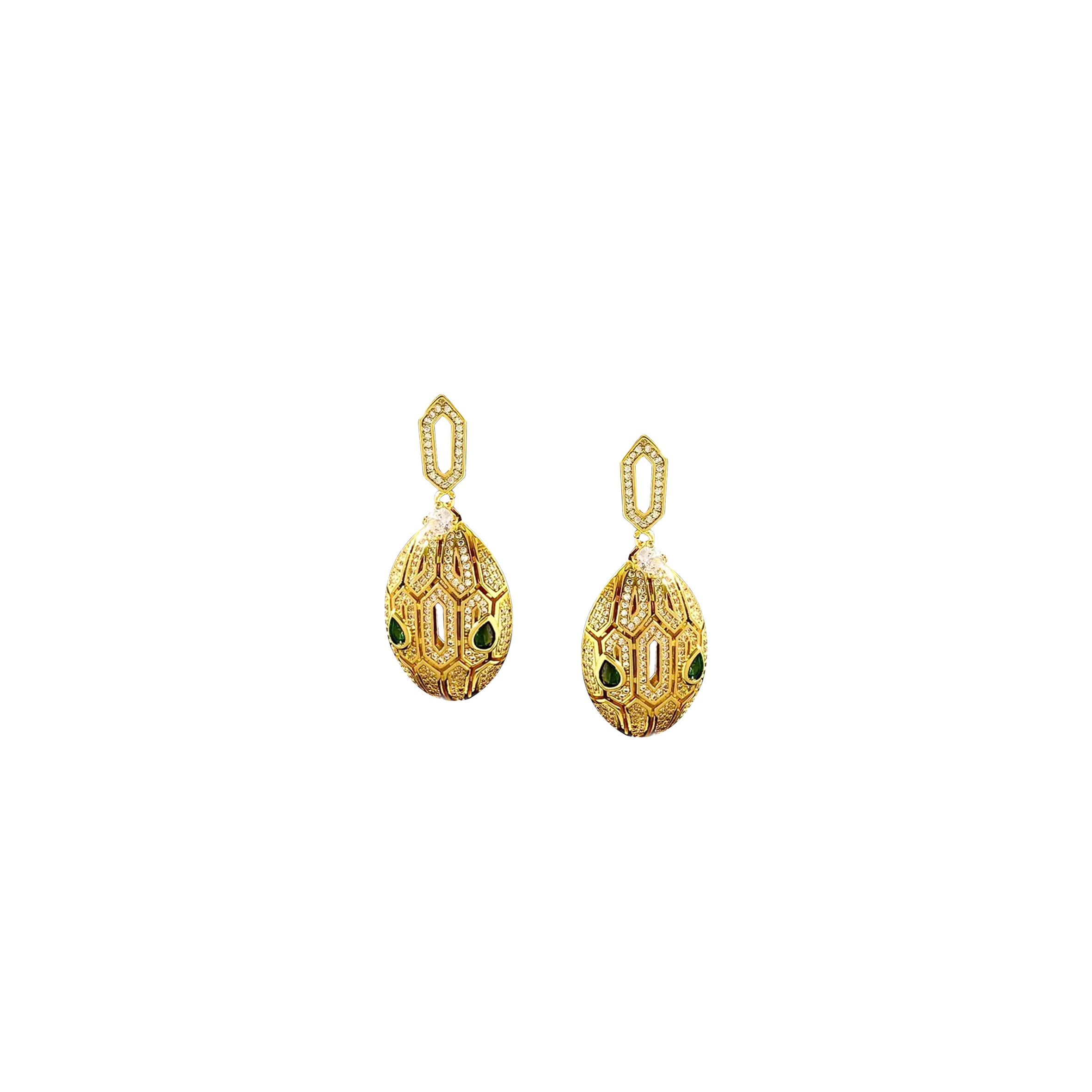 BVLGARI SERPENTI DROP EARRINGS 